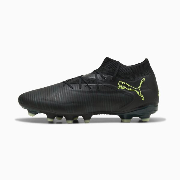 FUTURE 8 PRO FG/AG Football Boots Unisex, PUMA Black-Fizzy Light-Green Terrain, large-ZAF