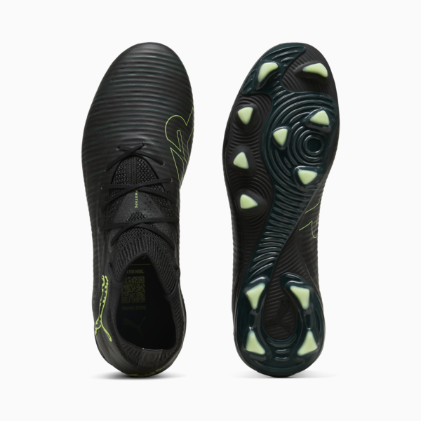 FUTURE 8 PRO FG/AG Football Boots Unisex, PUMA Black-Fizzy Light-Green Terrain, large-ZAF