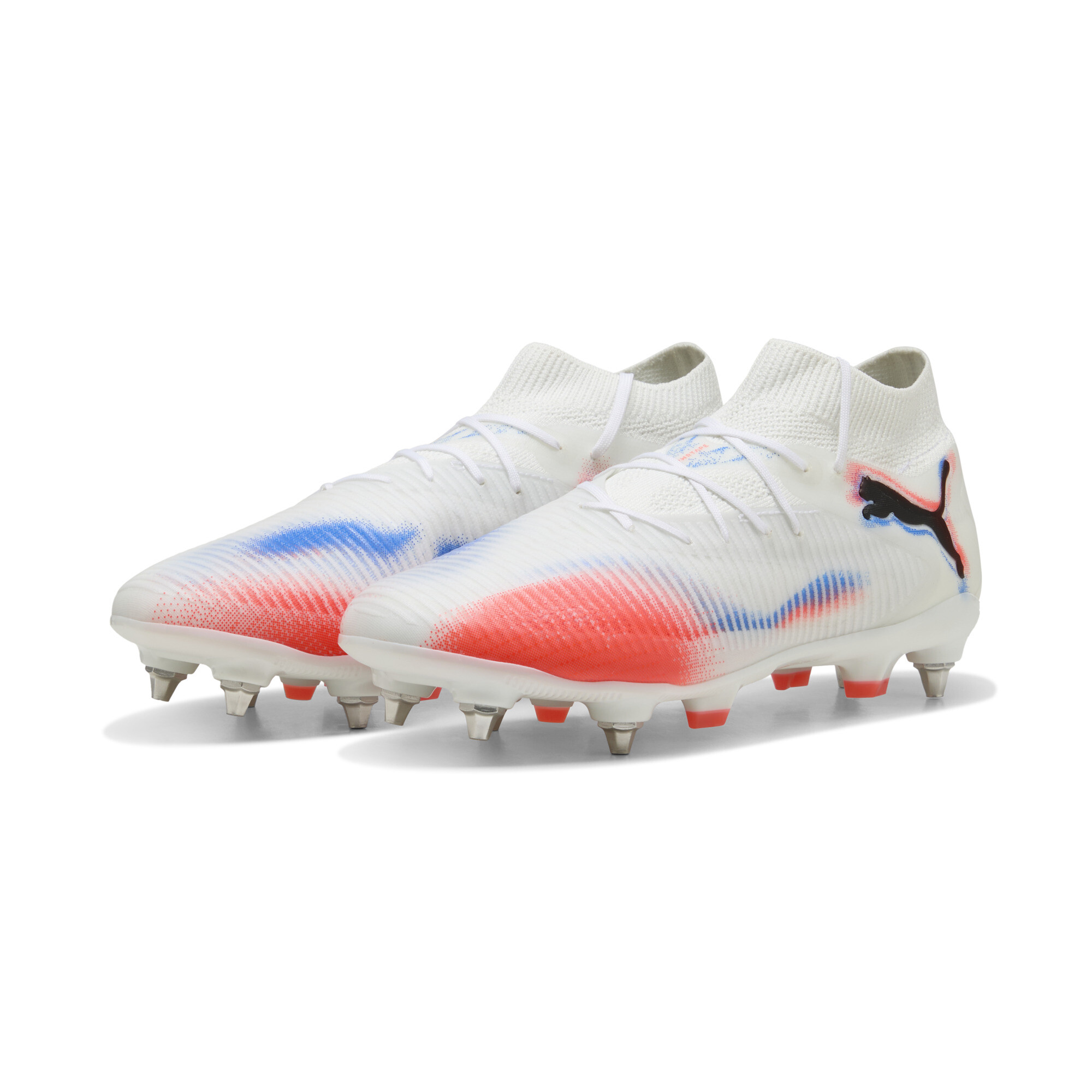 PUMA FUTURE 8 PRO MxSG voetbalschoenen uniseks, Zwart/Rood/Wit, Maat 42,5 thumbnail 6