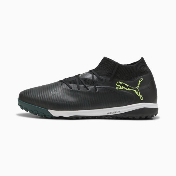 Tacos de fútbol FUTURE 8 PRO Cage, PUMA Black-Fizzy Light-Green Terrain, large-MEX
