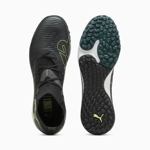 Tacos de fútbol FUTURE 8 PRO Cage, PUMA Black-Fizzy Light-Green Terrain, large-MEX
