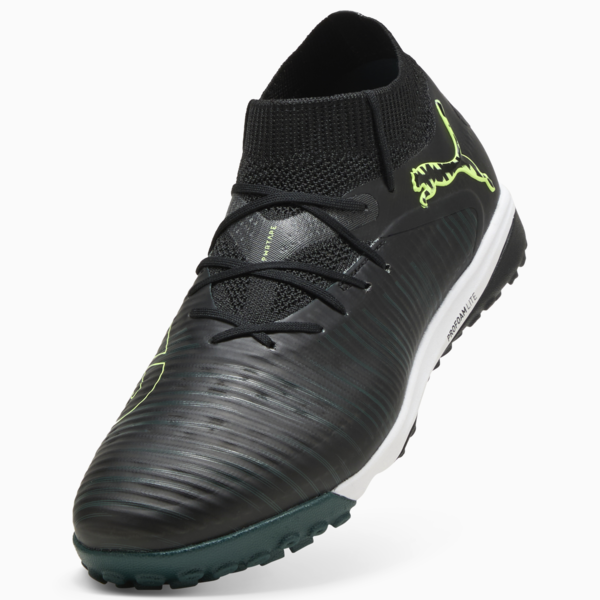 Tacos de fútbol FUTURE 8 PRO Cage, PUMA Black-Fizzy Light-Green Terrain, large-MEX