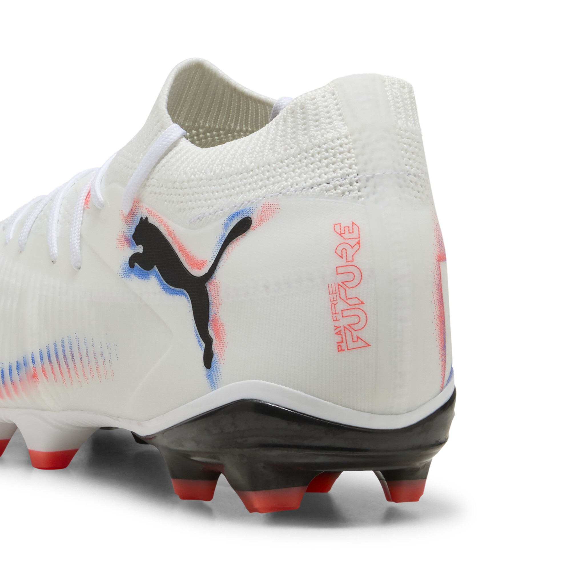 PUMA FUTURE 8 MATCH FG/AG uniseks voetbalschoenen, Zwart/Rood/Wit, Maat 41 thumbnail 5
