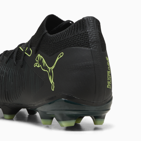 FUTURE 8 MATCH FG/AG Football Boots Unisex, PUMA Black-Fizzy Light-Green Terrain, large-ZAF