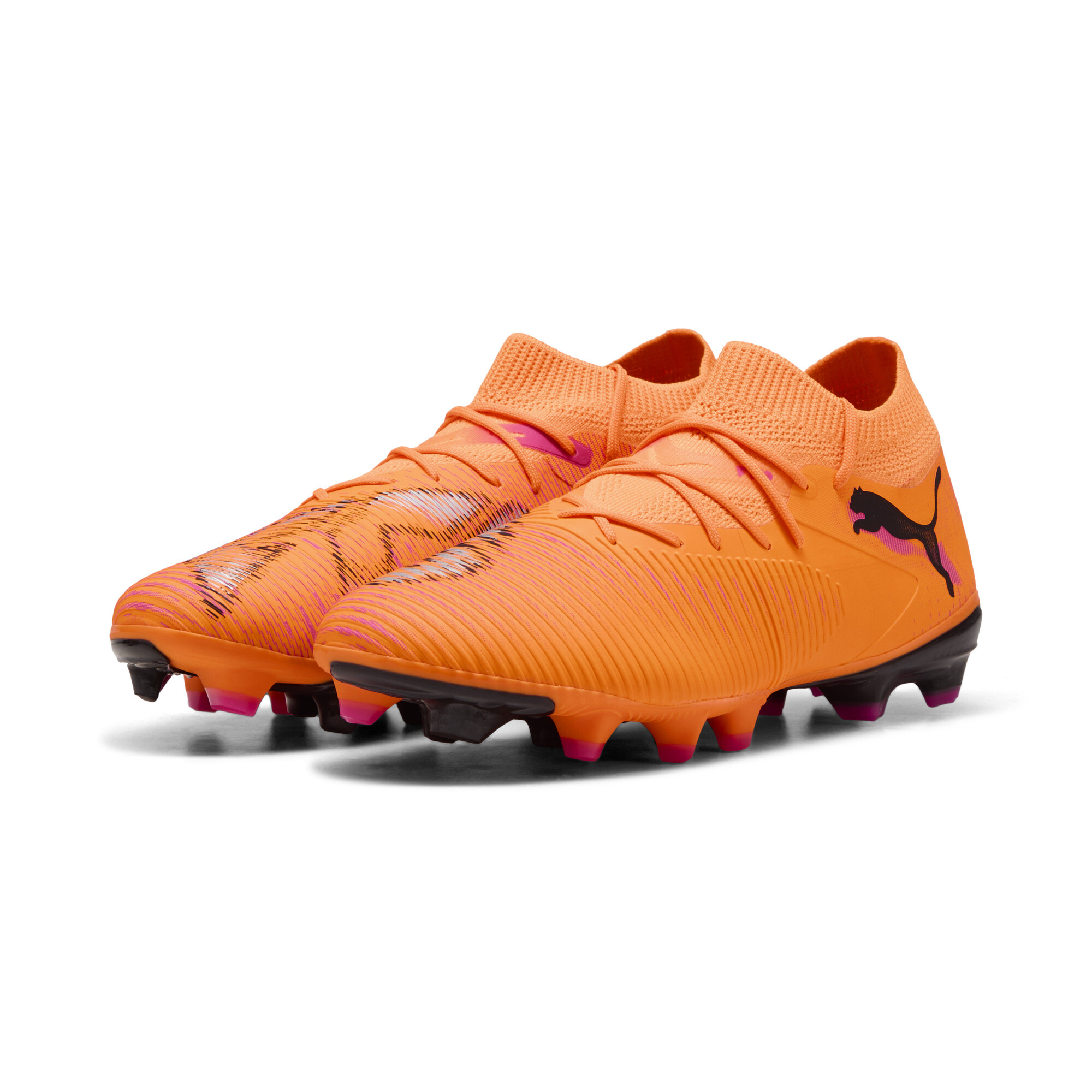 PUMA FUTURE 8 MATCH FG/AG uniseks voetbalschoenen, Zwart, Maat 47 thumbnail 6
