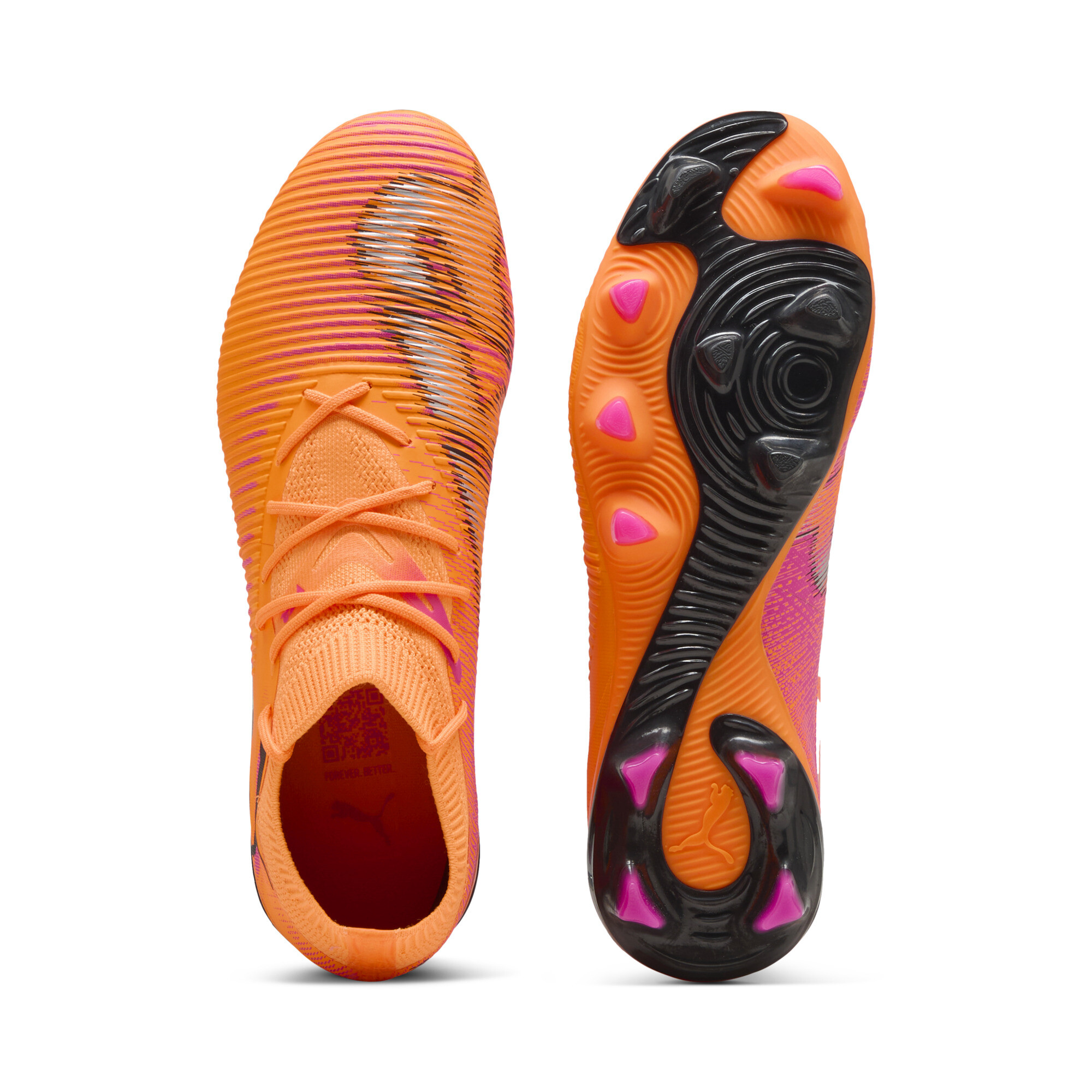 PUMA FUTURE 8 MATCH FG/AG uniseks voetbalschoenen, Zwart, Maat 47 thumbnail 4