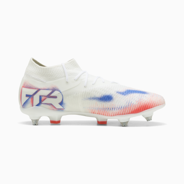 FUTURE 8 MATCH MxSG Football Boots Unisex, PUMA White-PUMA Black-Glowing Red, large-ZAF