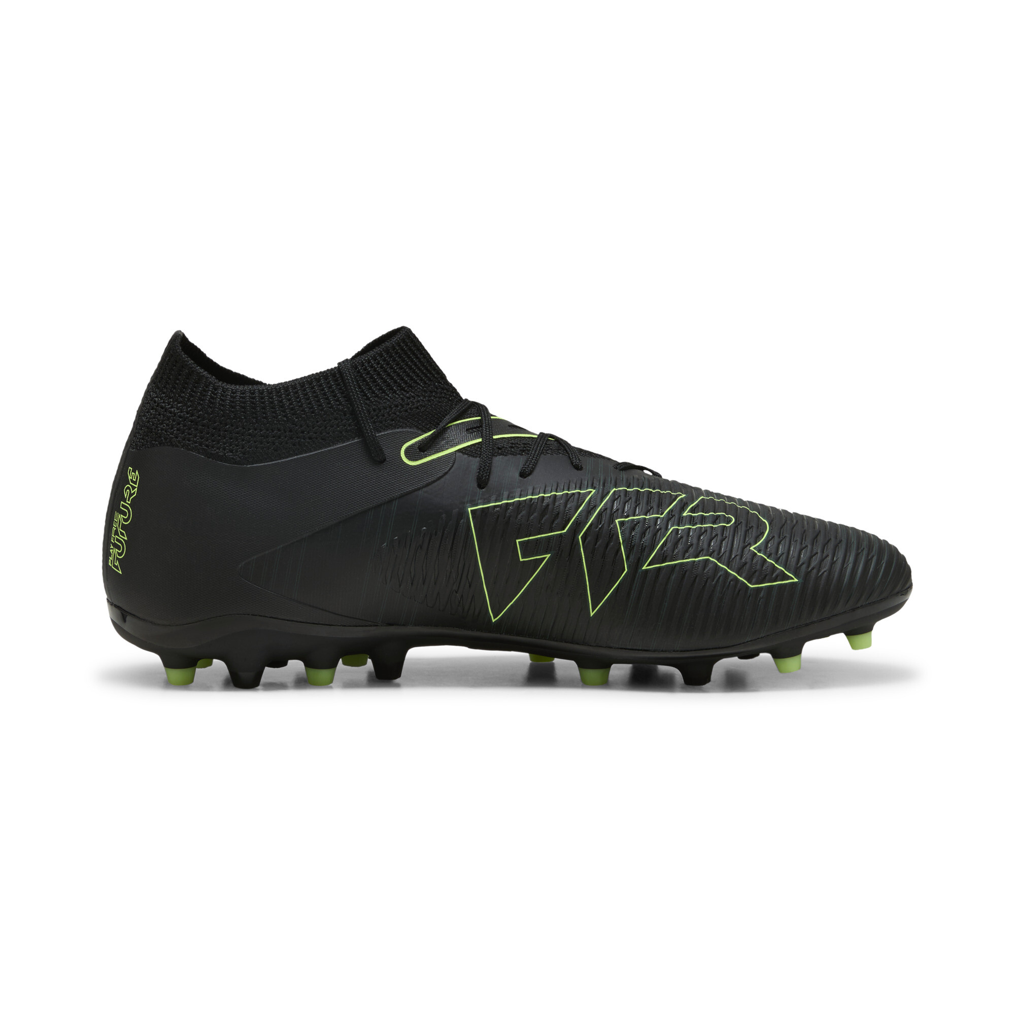 PUMA FUTURE 8 MATCH MG uniseks voetbalschoenen, Groen/Zwart, Maat 39 thumbnail 3