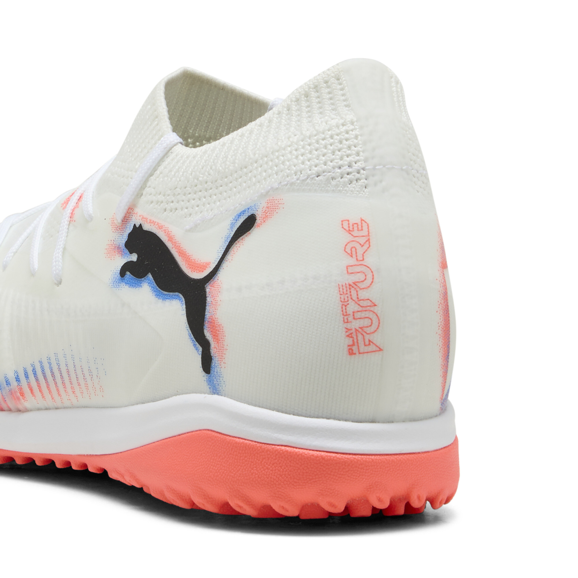 PUMA FUTURE 8 MATCH TT uniseks voetbalschoenen, Zwart/Rood/Wit, Maat 40,5 thumbnail 5