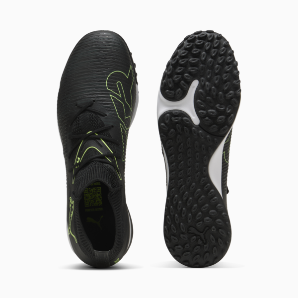 FUTURE 8 MATCH TT Football Boots Unisex, PUMA Black-Fizzy Light-Green Terrain, large-ZAF