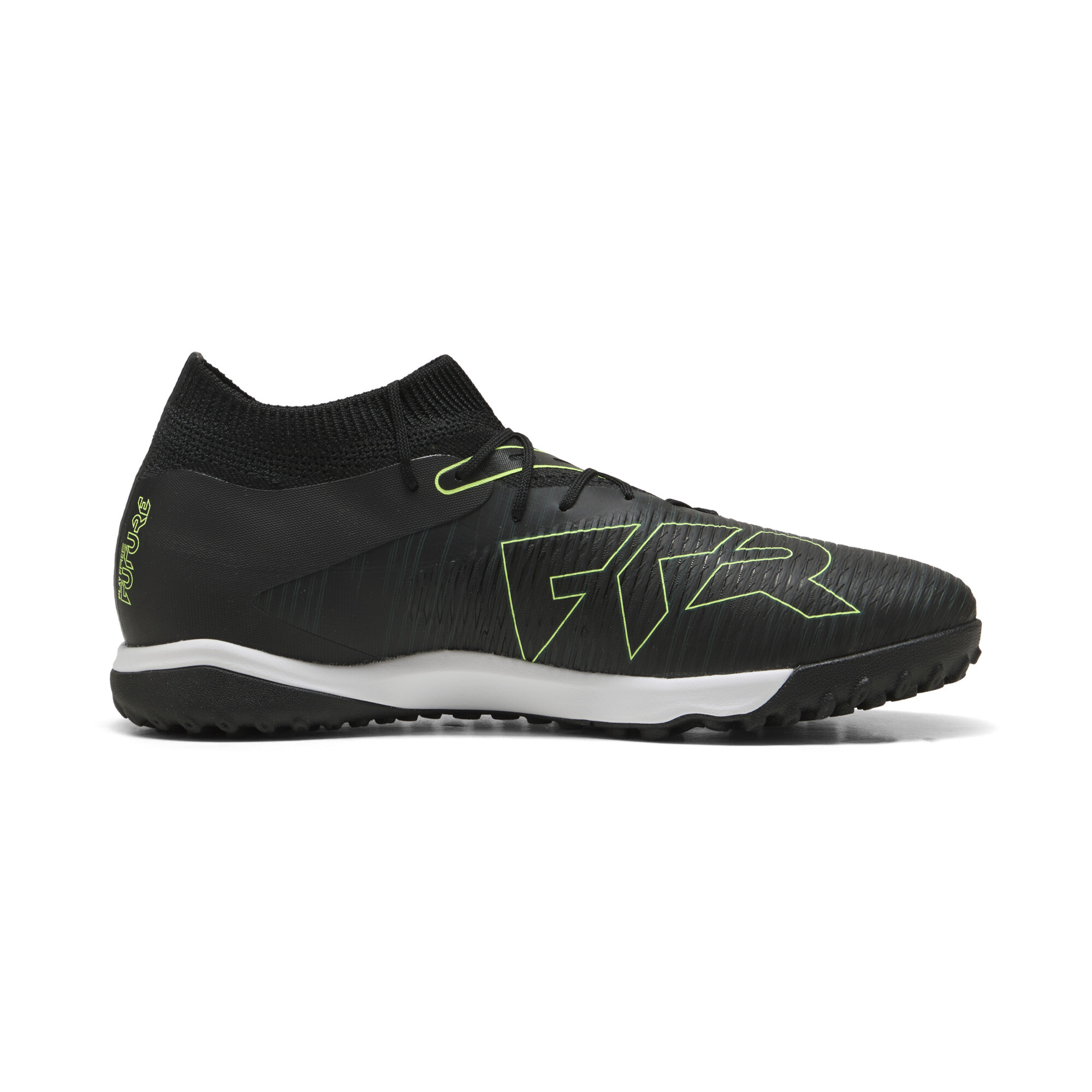 PUMA FUTURE 8 MATCH TT uniseks voetbalschoenen, Groen/Zwart, Maat 39 thumbnail 3