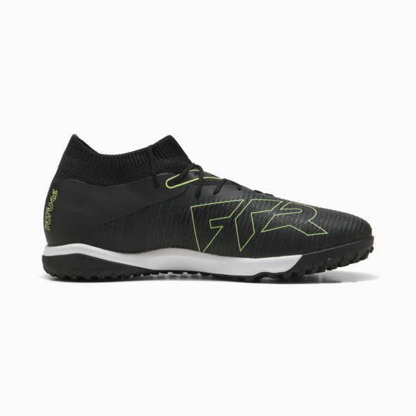 FUTURE 8 MATCH TT Football Boots Unisex, PUMA Black-Fizzy Light-Green Terrain, large-ZAF