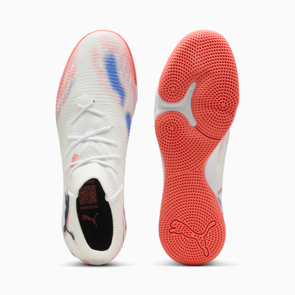 Tacos de fútbol FUTURE 8 MATCH Mid, PUMA White-PUMA Black-Glowing Red, large-MEX