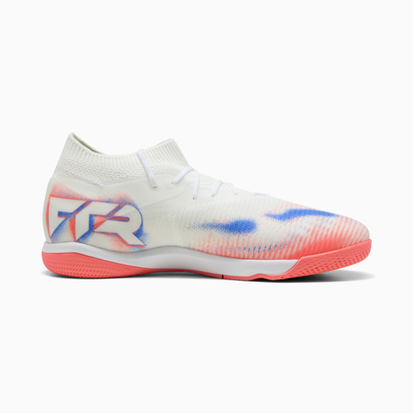 Tacos de fútbol FUTURE 8 MATCH Mid, PUMA White-PUMA Black-Glowing Red, large-MEX