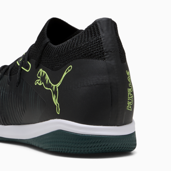 Tacos de fútbol FUTURE 8 MATCH Mid, PUMA Black-Fizzy Light-Green Terrain, large-MEX