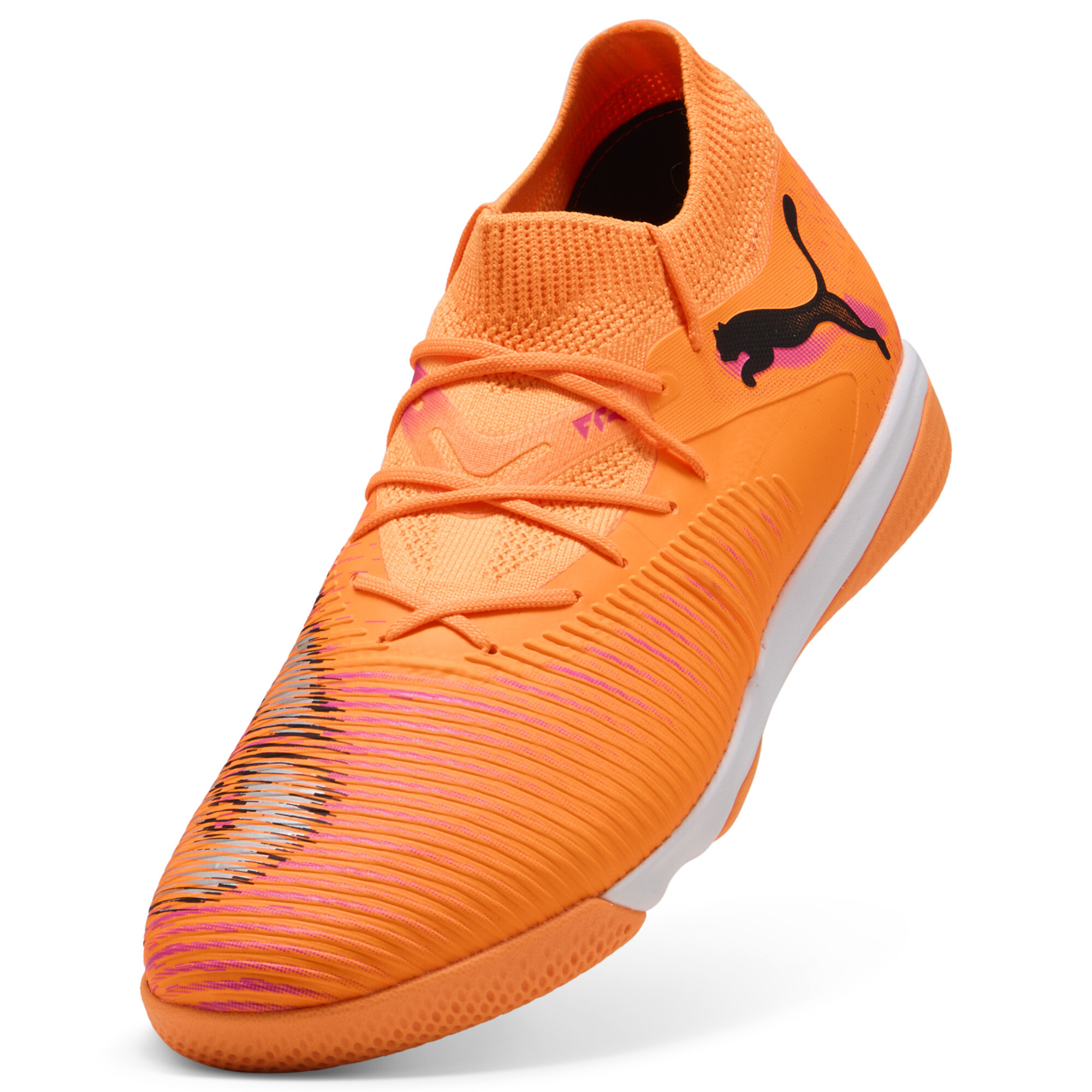 PUMA FUTURE 8 MATCH uniseks futsalschoenen, Zwart, Maat 43 thumbnail 2