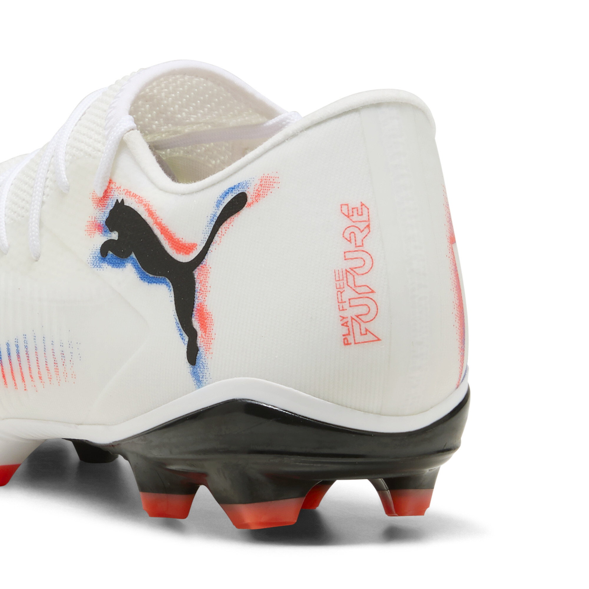 PUMA FUTURE 8 MATCH FG/AG lage uniseks voetbalschoenen, Zwart/Rood/Wit, Maat 44 thumbnail 5