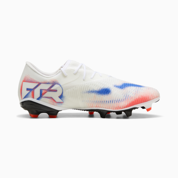 FUTURE 8 MATCH FG/AG Low Football Boots Unisex, PUMA White-PUMA Black-Glowing Red, large-ZAF