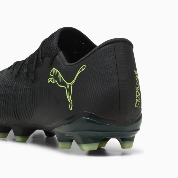 FUTURE 8 MATCH FG/AG Low Football Boots Unisex, PUMA Black-Fizzy Light-Green Terrain, large-ZAF