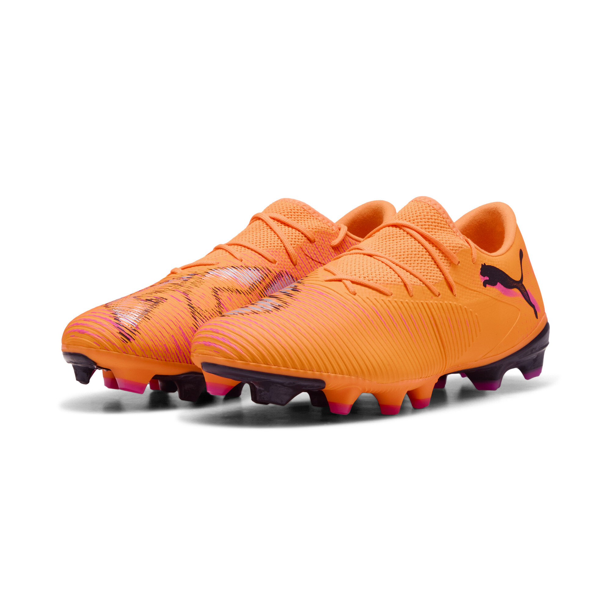 PUMA FUTURE 8 MATCH FG/AG lage uniseks voetbalschoenen, Zwart, Maat 47 thumbnail 6