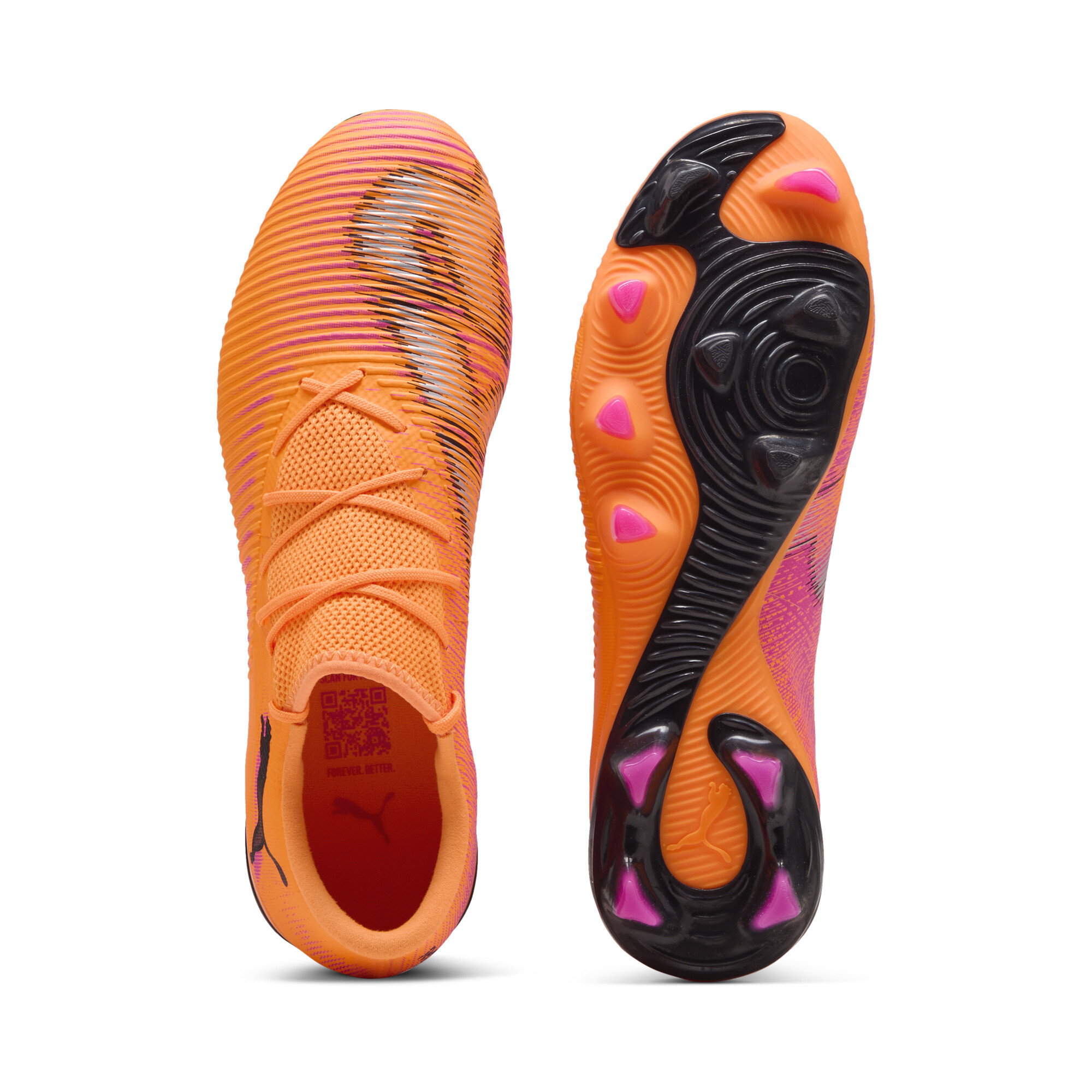 PUMA FUTURE 8 MATCH FG/AG lage uniseks voetbalschoenen, Zwart, Maat 47 thumbnail 4