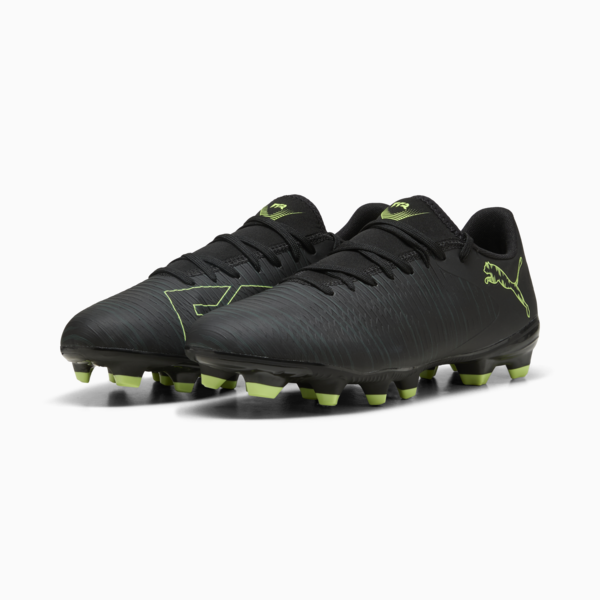 FUTURE 8 PLAY FG/AG Football Boots Unisex, PUMA Black-Fizzy Light-Green Terrain, large-ZAF