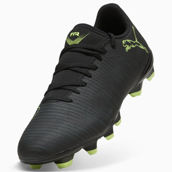 FUTURE 8 PLAY FG/AG Football Boots Unisex, PUMA Black-Fizzy Light-Green Terrain, large-ZAF