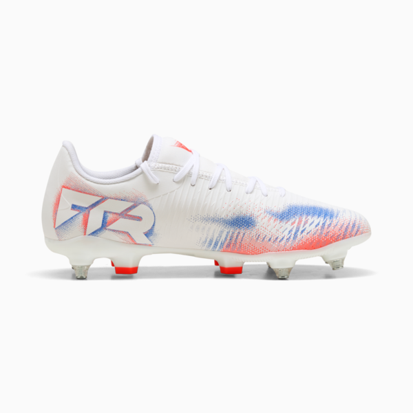 FUTURE 8 PLAY MxSG Football Boots Unisex, PUMA White-PUMA Black-Glowing Red, large-ZAF