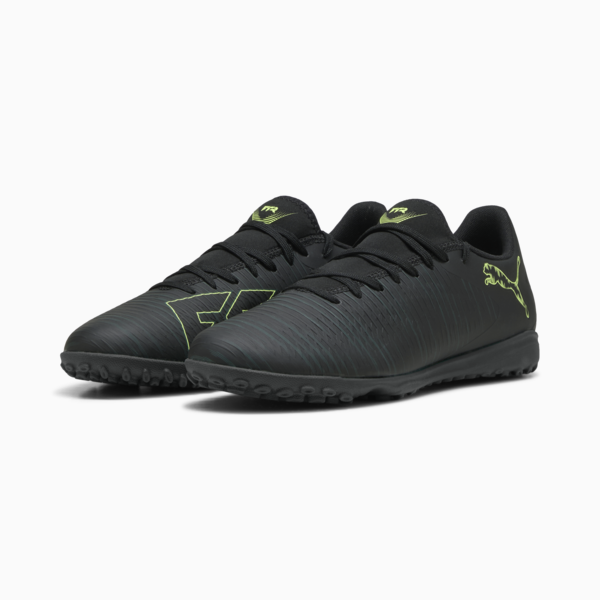 FUTURE 8 PLAY TT Football Boots Unisex, PUMA Black-Fizzy Light-Green Terrain, large-ZAF