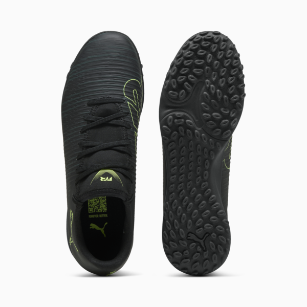 FUTURE 8 PLAY TT Football Boots Unisex, PUMA Black-Fizzy Light-Green Terrain, large-ZAF