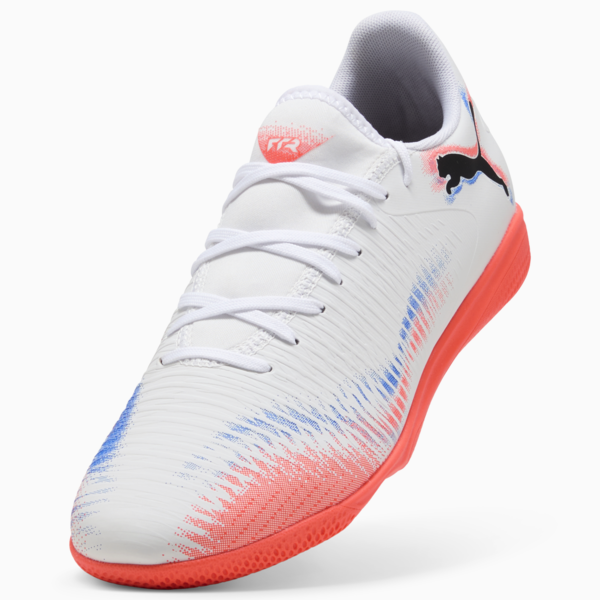 Tenis de fútbol FUTURE 8 PLAY IT, PUMA White-PUMA Black-Glowing Red, large-MEX