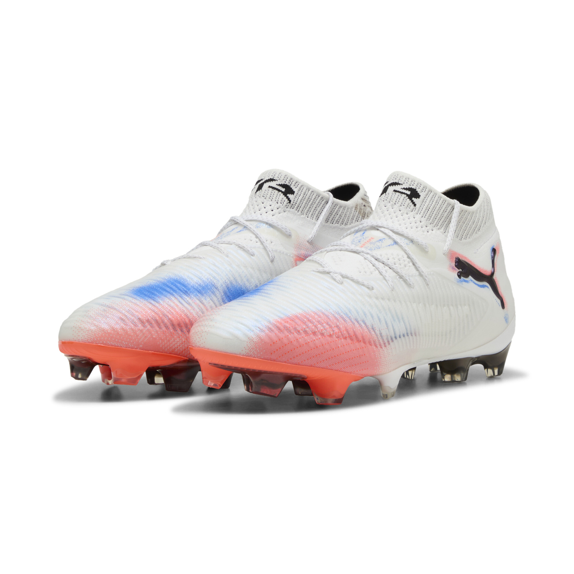 PUMA FUTURE 8 ULTIMATE FG voetbalschoenen voor Dames, Zwart/Rood/Wit, Maat 39 thumbnail 6