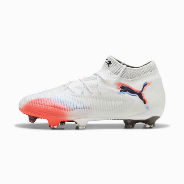 FUTURE 8 ULTIMATE FG Football Boots Women, PUMA White-PUMA Black-Glowing Red, large-ZAF