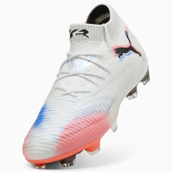 FUTURE 8 ULTIMATE FG Football Boots Women, PUMA White-PUMA Black-Glowing Red, large-ZAF