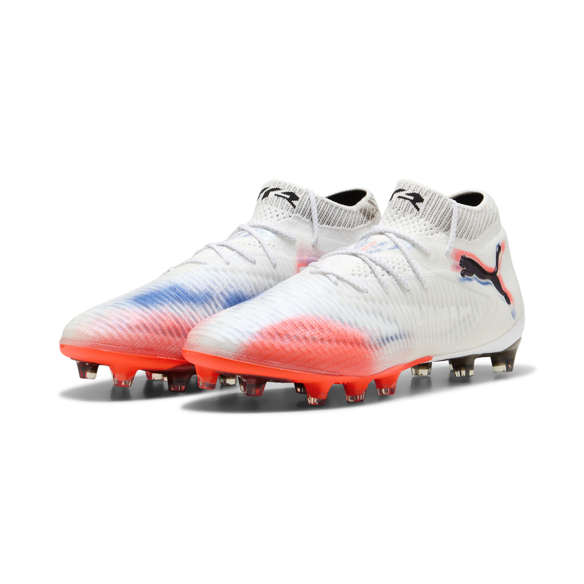 PUMA FUTURE 8 ULTIMATE AG voetbalschoenen voor Dames, Zwart/Rood/Wit, Maat 38 thumbnail 6