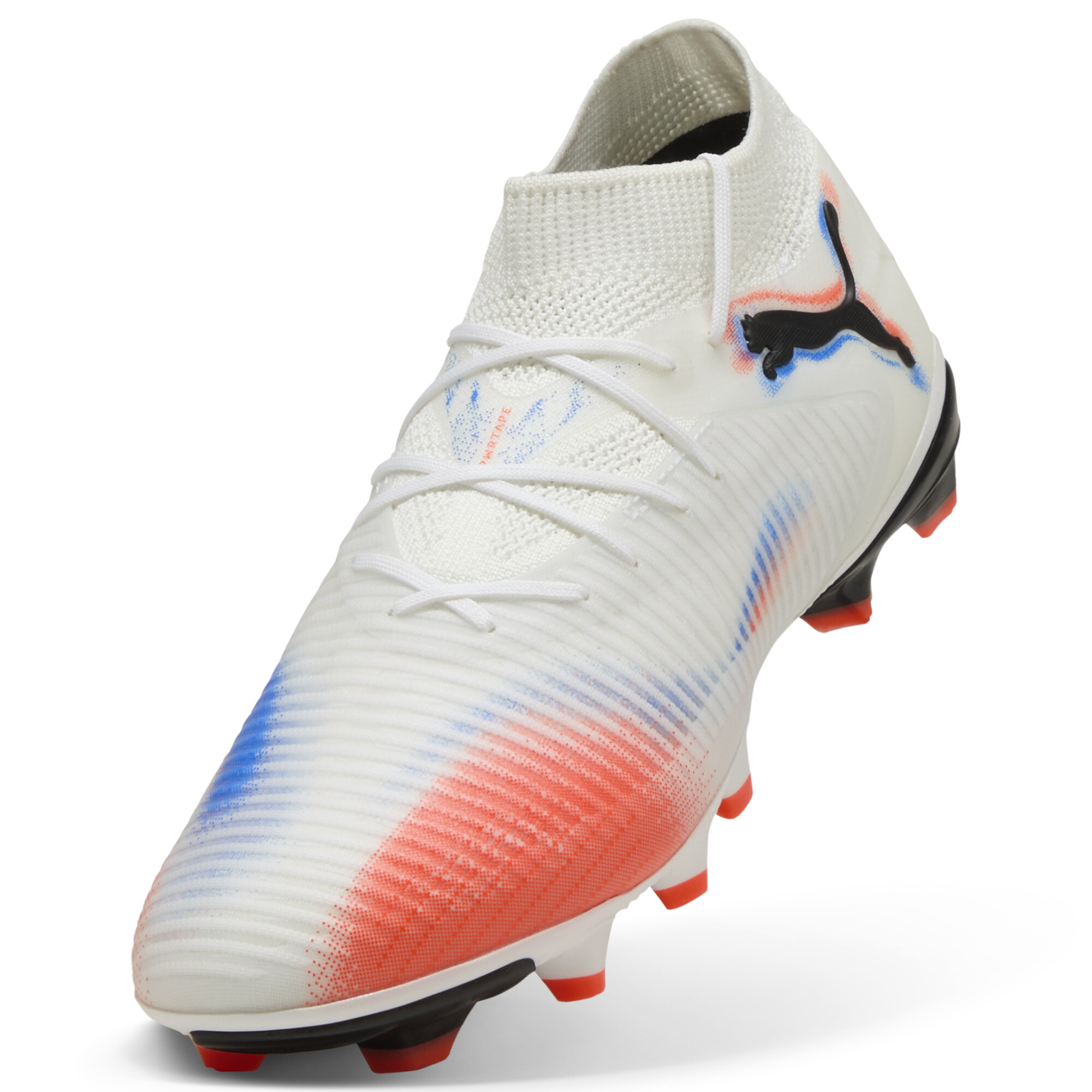 PUMA FUTURE 8 PRO FG/AG voetbalschoenen voor Dames, Zwart/Rood/Wit, Maat 37,5 thumbnail 2