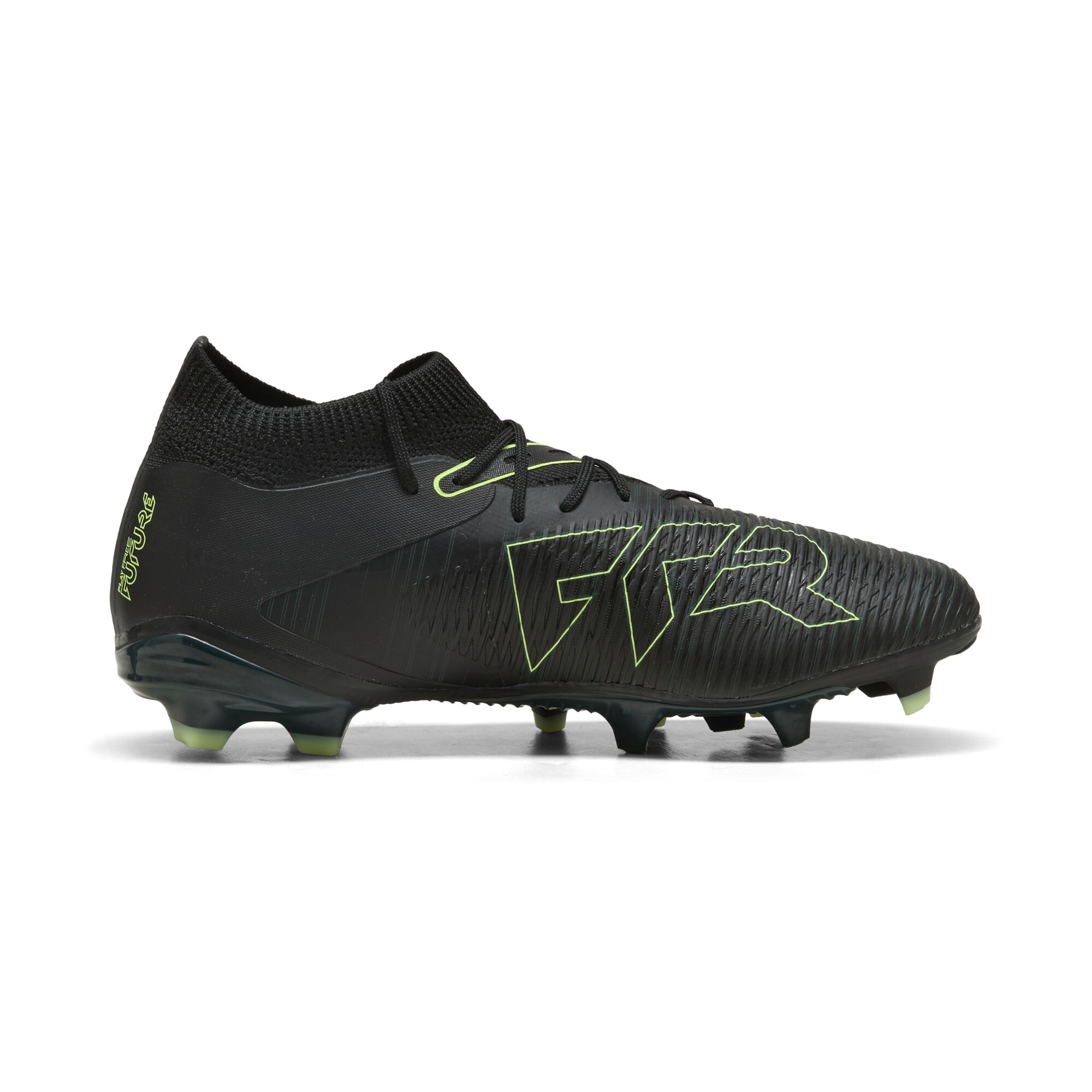 PUMA FUTURE 8 MATCH FG/AG voetbalschoenen voor Dames, Groen/Zwart, Maat 38,5 thumbnail 3