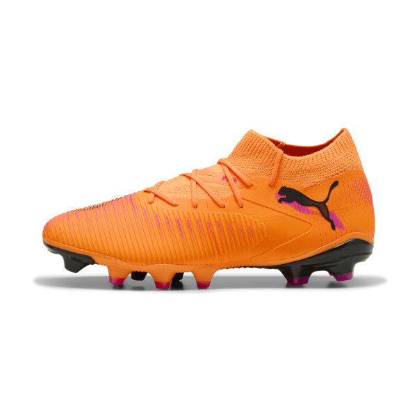 Botines de fútbol PUMA FUTURE 8 MATCH FG/AG para Mujer En Heat Fire/Negro/Ravish