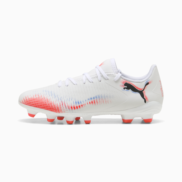 FUTURE 8 PLAY FG/AG Football Boots Women, PUMA White-PUMA Black-Glowing Red, large-ZAF