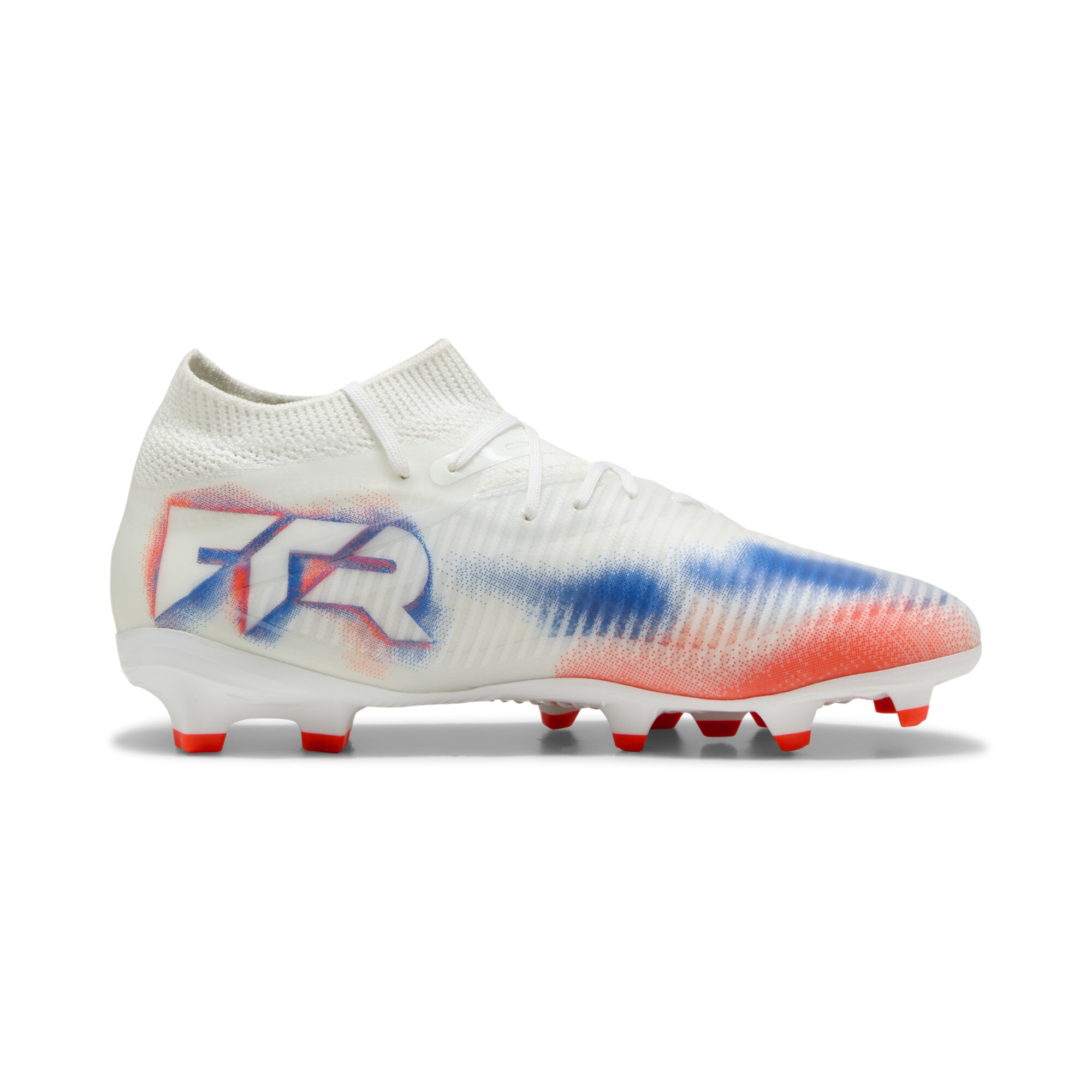 PUMA FUTURE 8 PRO FG/AG voetbalschoenen, Zwart/Rood/Wit, Maat 36 thumbnail 3
