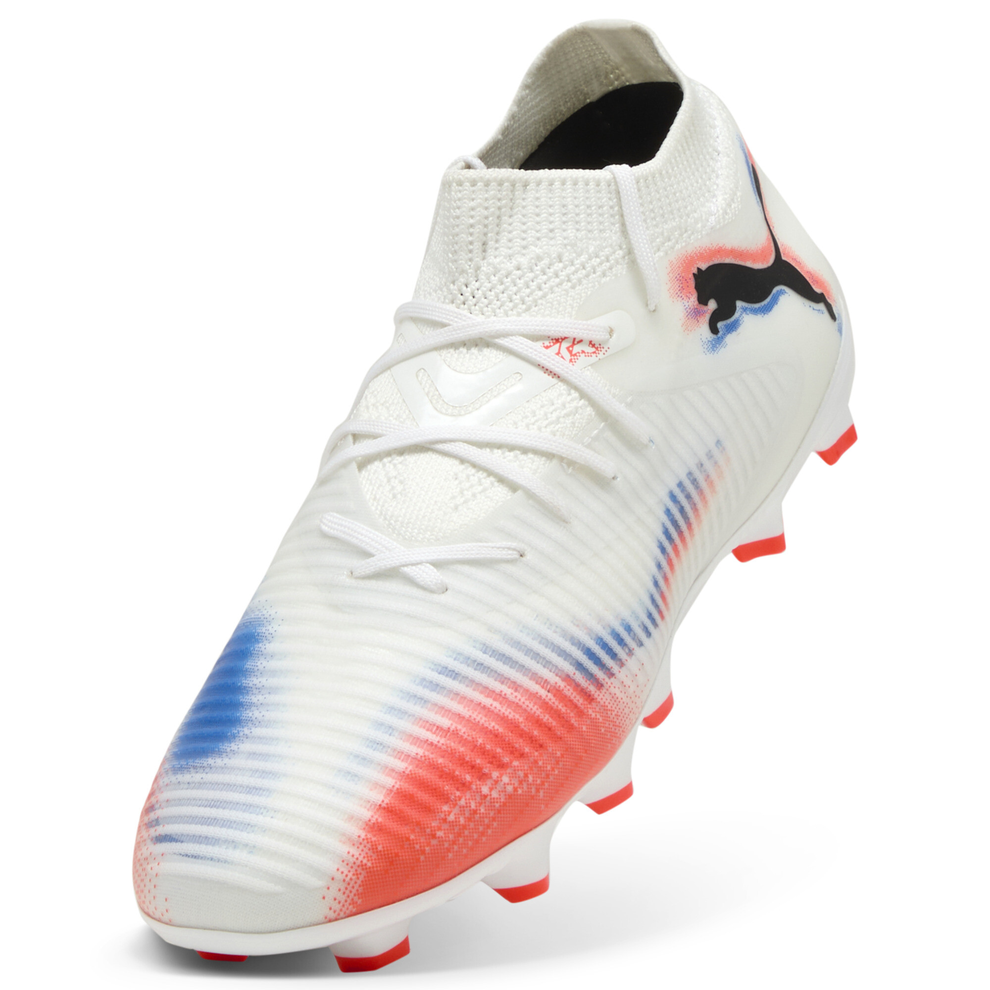 PUMA FUTURE 8 PRO FG/AG voetbalschoenen, Zwart/Rood/Wit, Maat 36 thumbnail 2