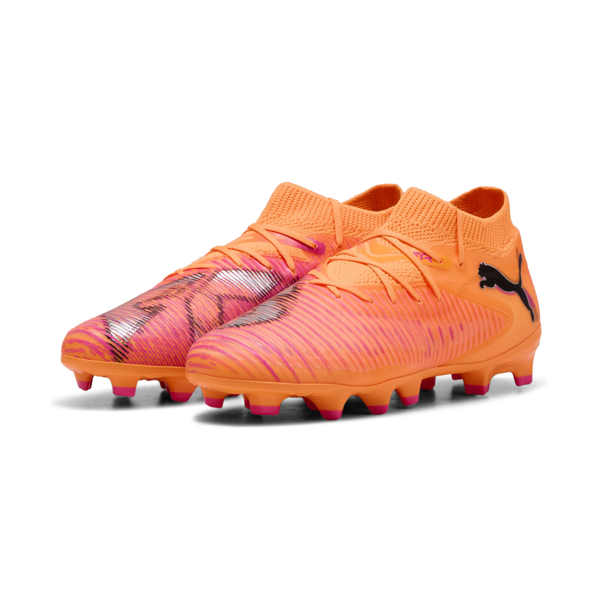 PUMA FUTURE 8 PRO FG/AG voetbalschoenen, Zwart, Maat 29 thumbnail 6