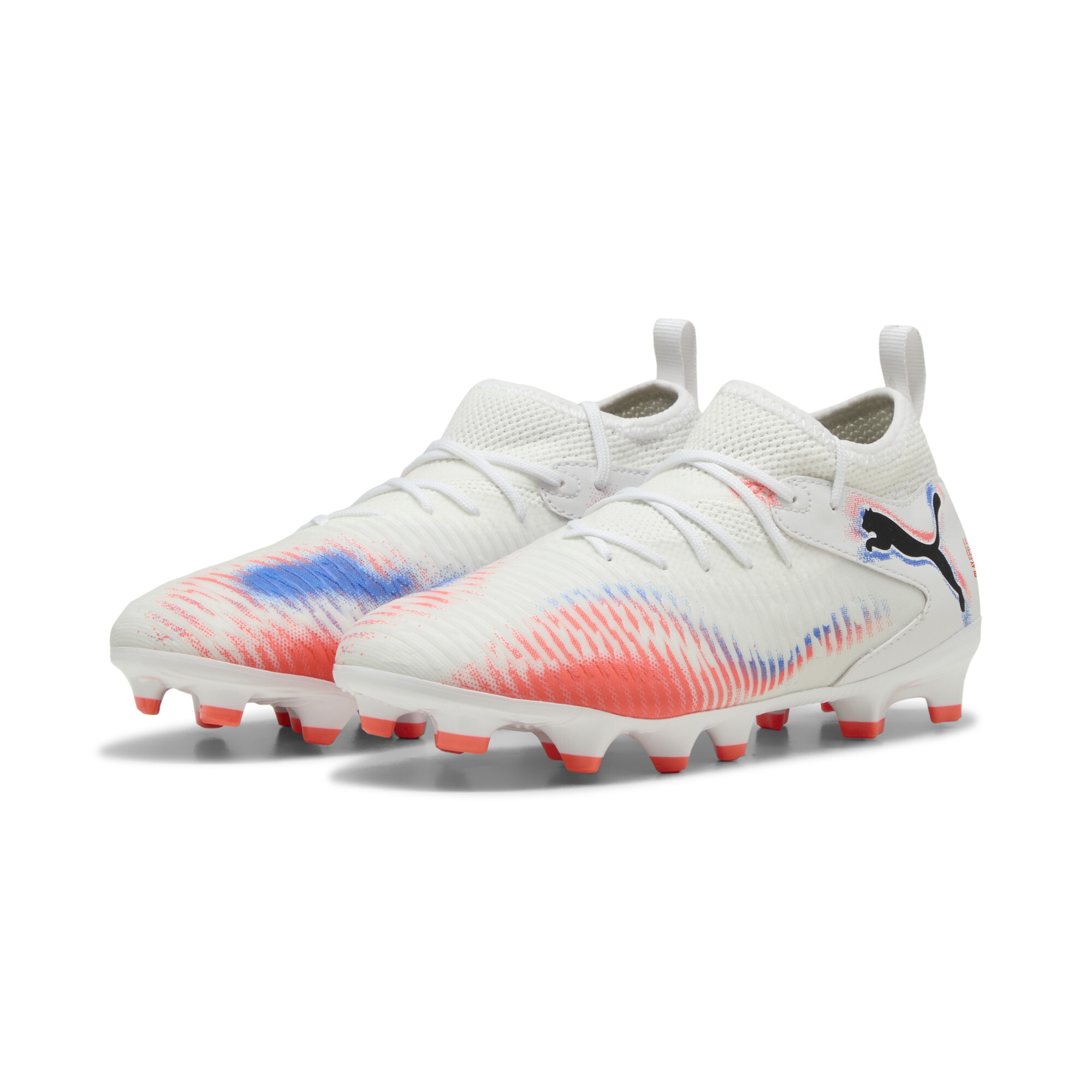 PUMA FUTURE 8 MATCH FG/AG voetbalschoenen, Zwart/Rood/Wit, Maat 28 thumbnail 6