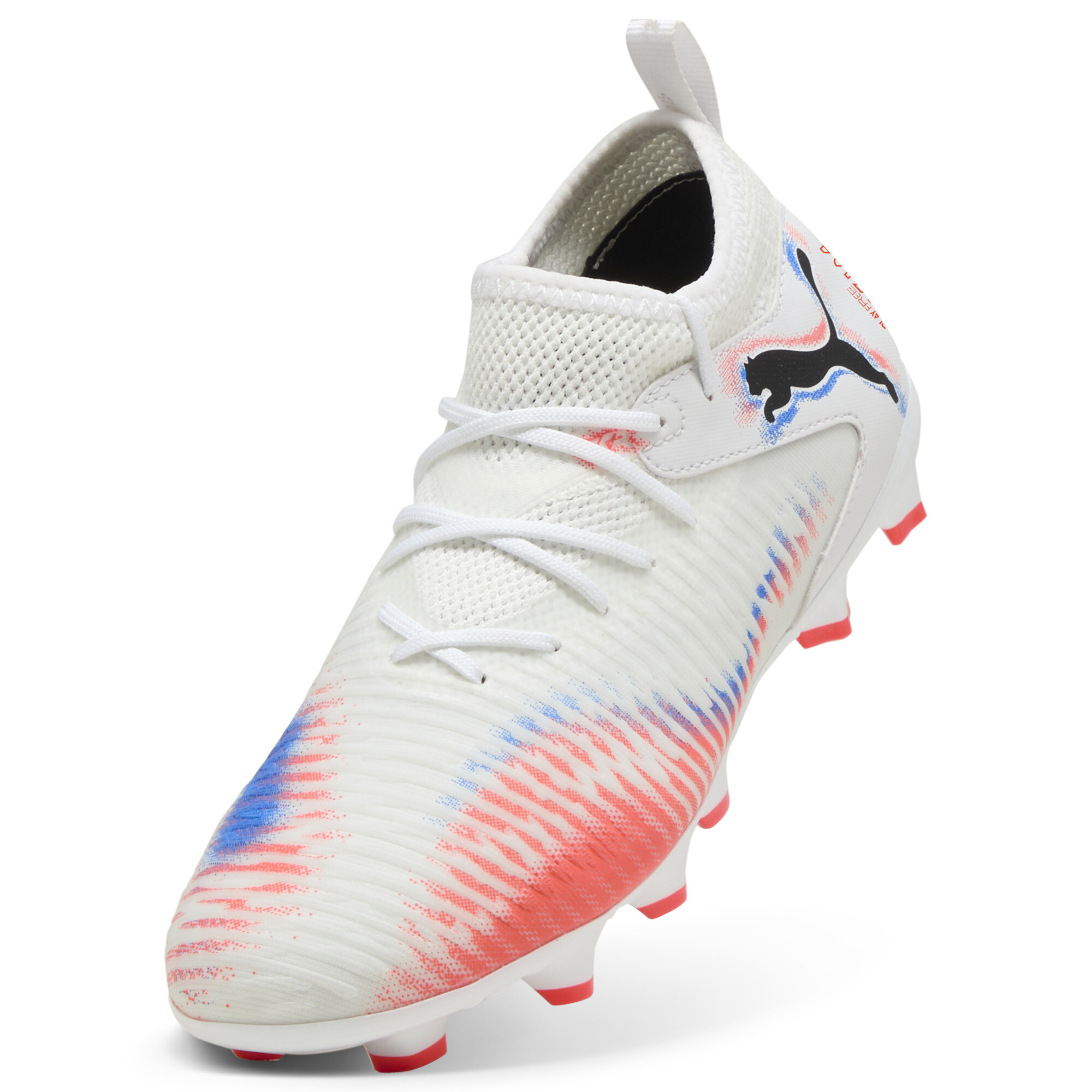 PUMA FUTURE 8 MATCH FG/AG voetbalschoenen, Zwart/Rood/Wit, Maat 28 thumbnail 2