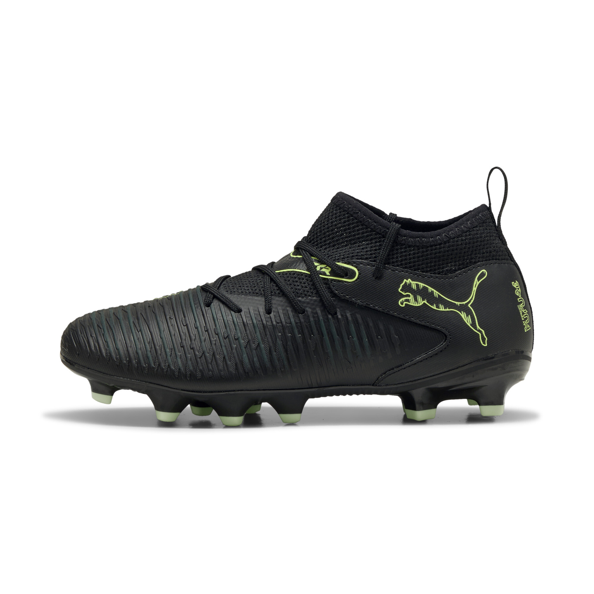 Puma Future 8 Match Firm Ground/artificial Ground Youth Shoes In Black