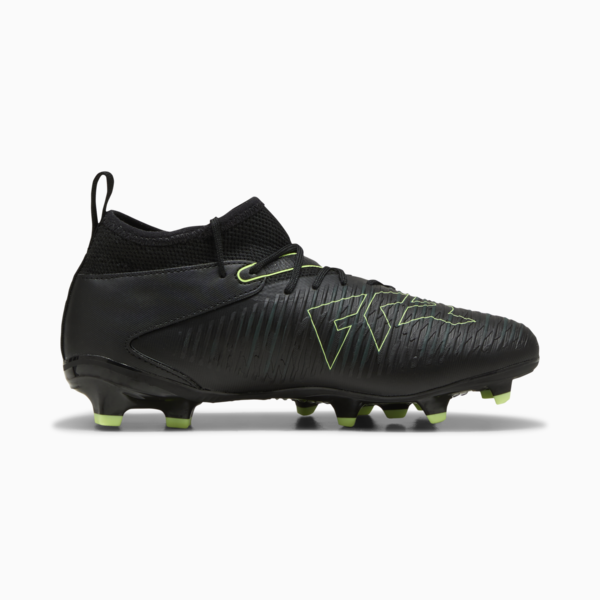 FUTURE 8 MATCH FG/AG Football Boots Youth, PUMA Black-Fizzy Light-Green Terrain, large-ZAF