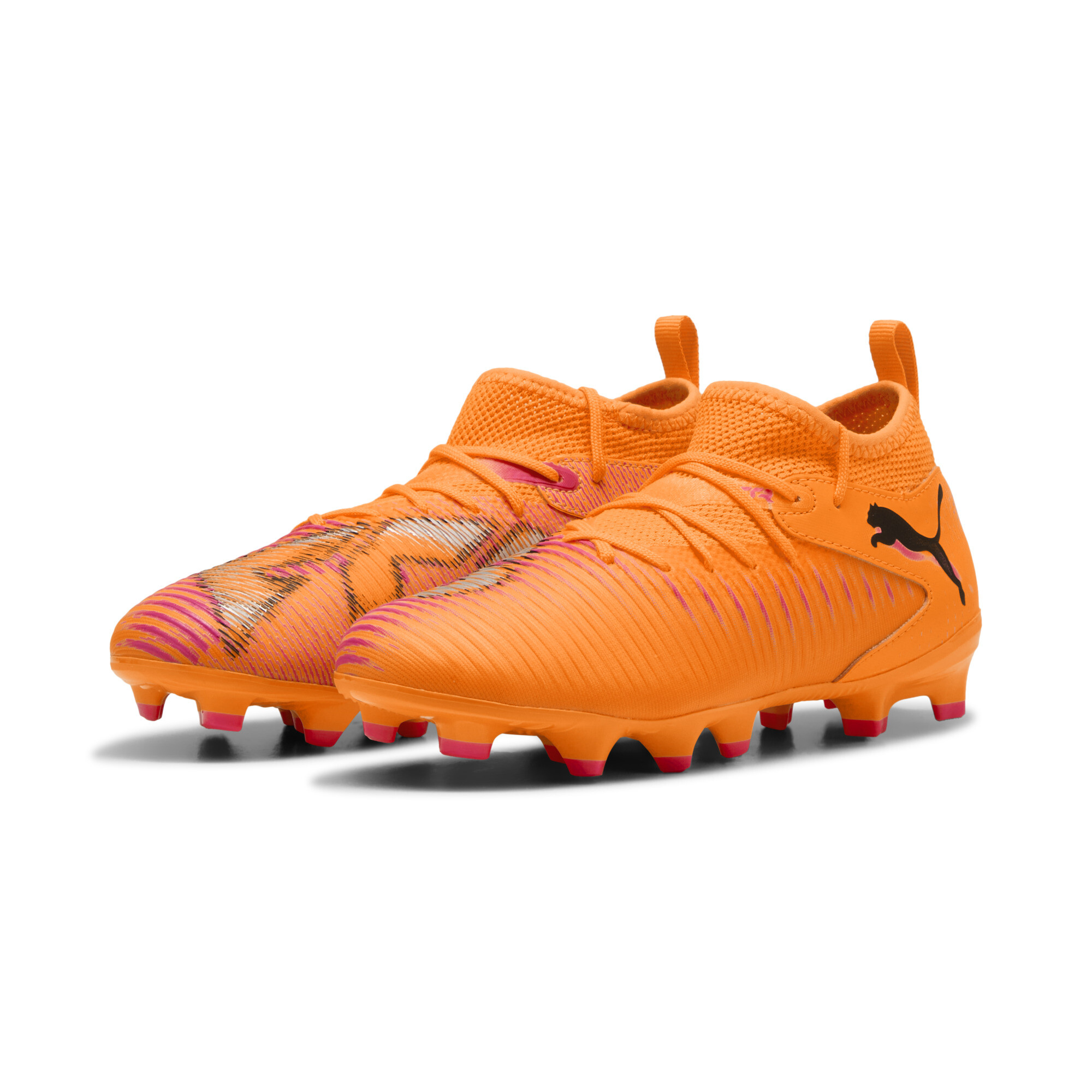 PUMA FUTURE 8 MATCH FG/AG voetbalschoenen, Zwart, Maat 32,5 thumbnail 6