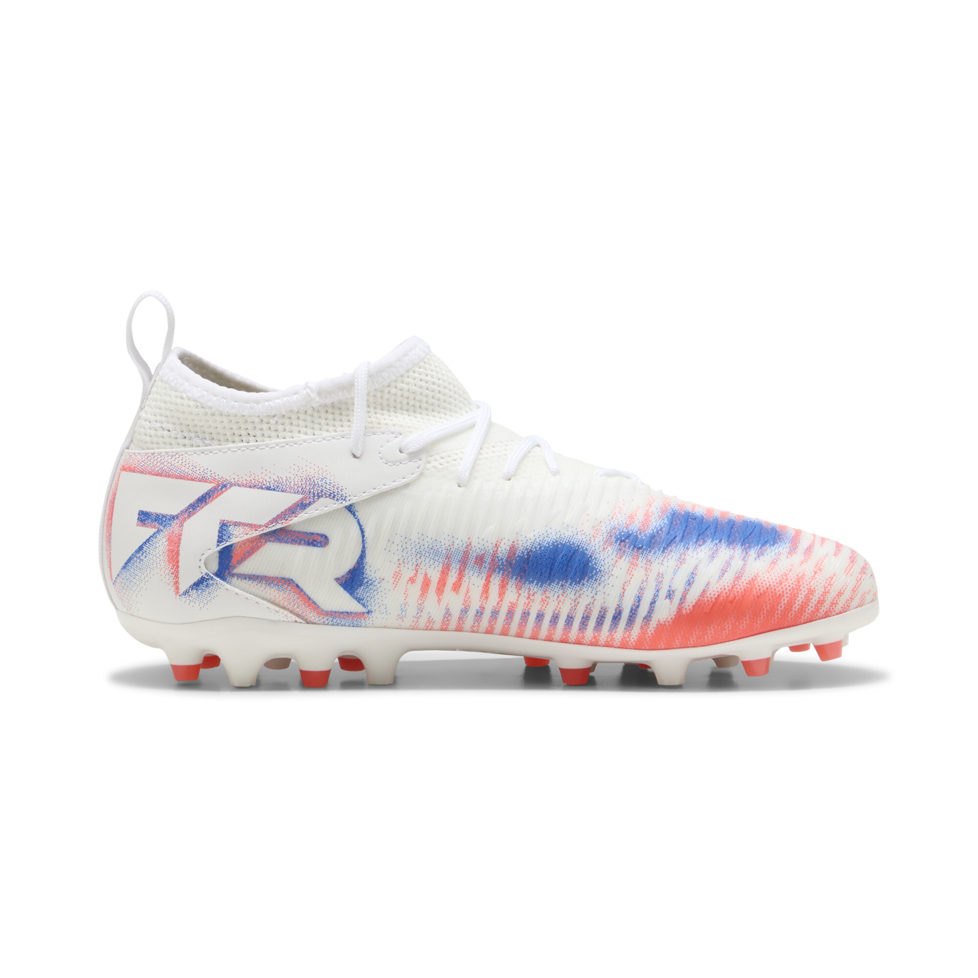 PUMA FUTURE 8 MATCH MG voetbalschoenen, Zwart/Rood/Wit, Maat 29 thumbnail 3
