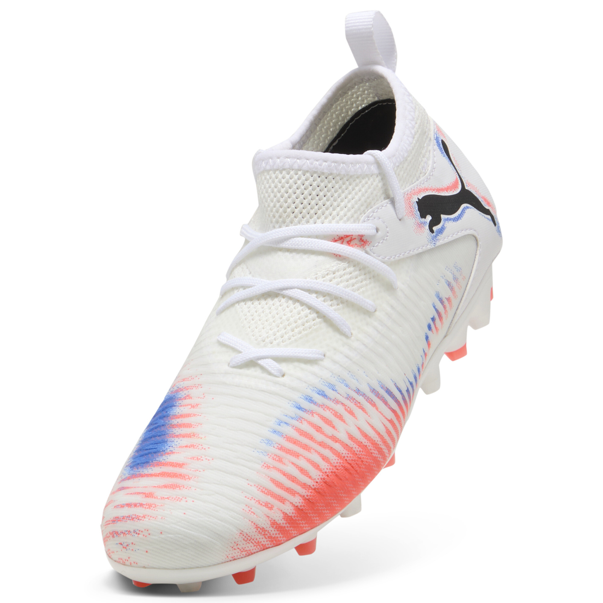 PUMA FUTURE 8 MATCH MG voetbalschoenen, Zwart/Rood/Wit, Maat 29 thumbnail 2