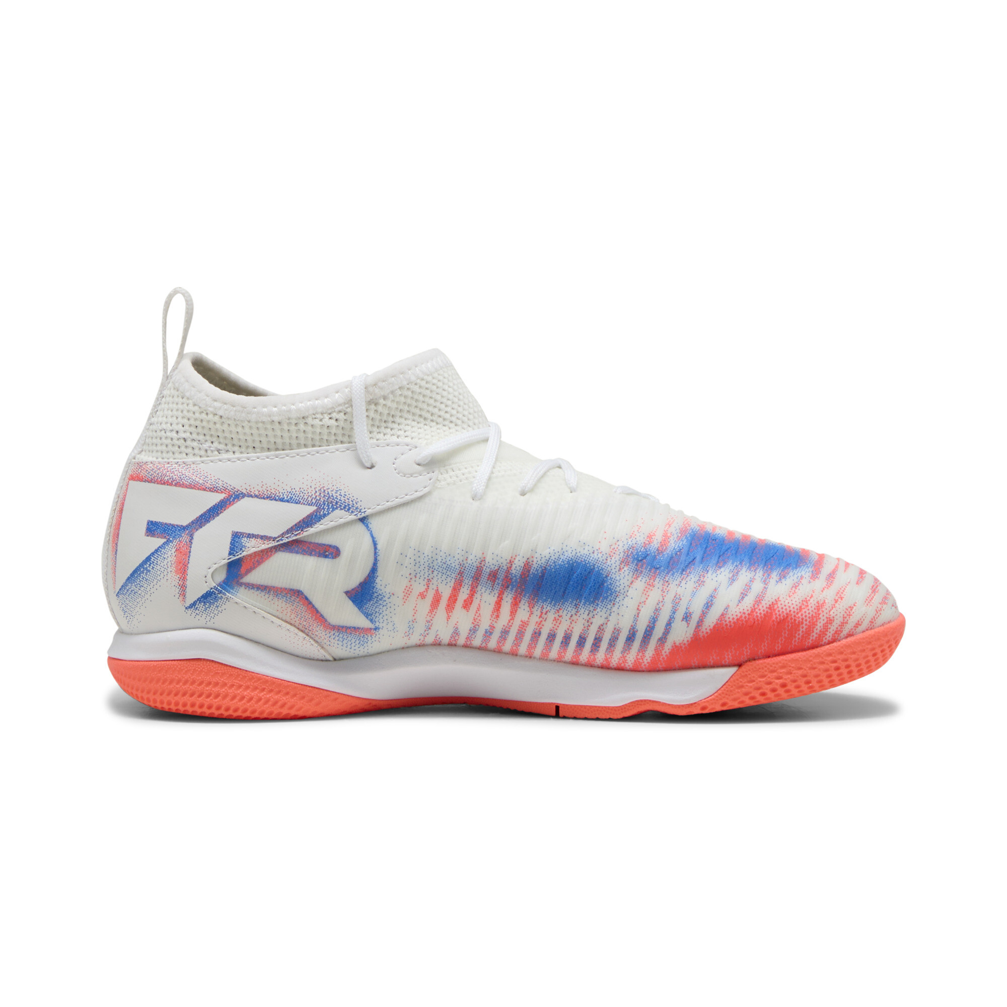 PUMA FUTURE 8 MATCH halfhoge futsalschoenen, Zwart/Rood/Wit, Maat 34 thumbnail 3